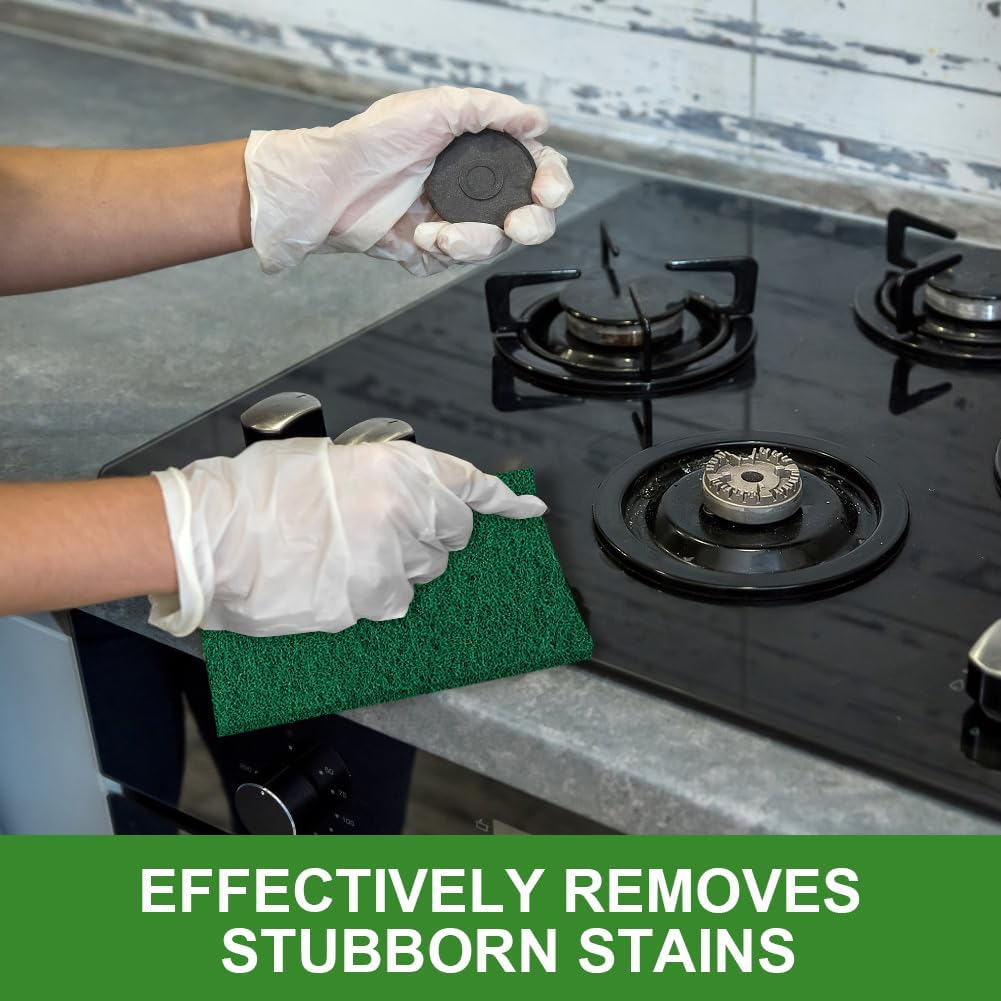 AIDEA Heavy Duty Scouring Pads, Dish Scrubber Pads for Household and Kitchen, Multipurpose Scour Pads for Cleaning, 24 Pack, 5.5in*3.5in