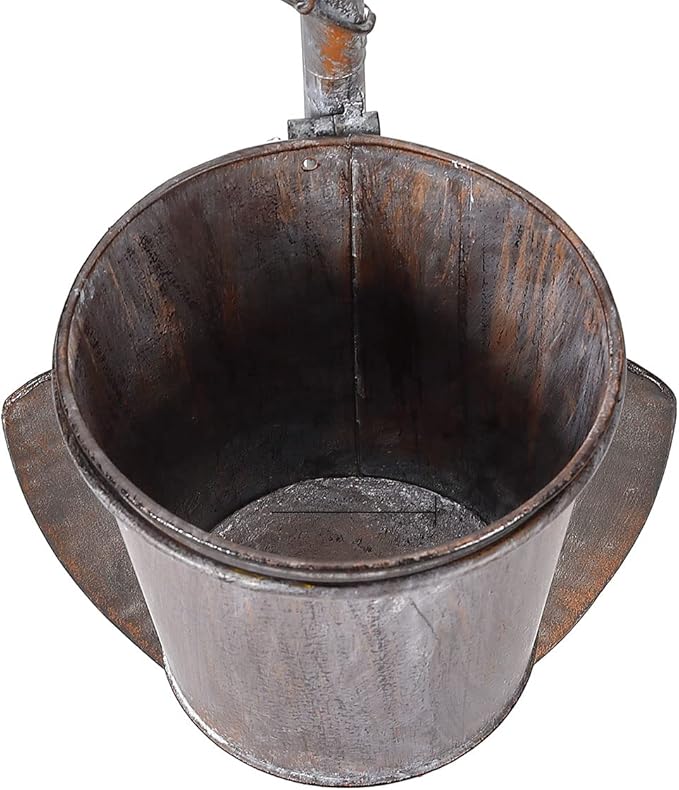 2Pcs Wall Mounted Planter Farmhouse Outdoor Wall Decor-Rustic Garden Shovel Tool Planters