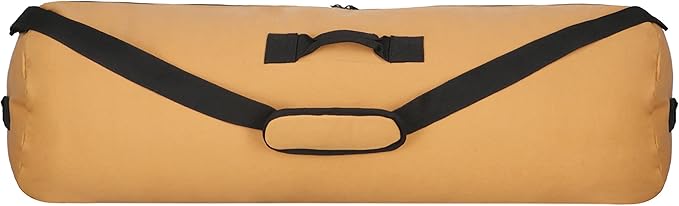 WHITEDUCK HOPLITE Heavy Duty Military Canvas Duffel Bag, Army Cargo Style, Foldable Tactical Outdoor Bag, Travel, Storage