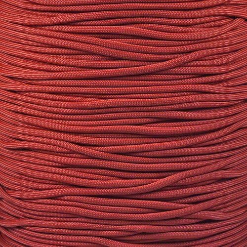 Paracord Planet 550lb Paracord with Line Winder Organizer 100 ft (Crimson)