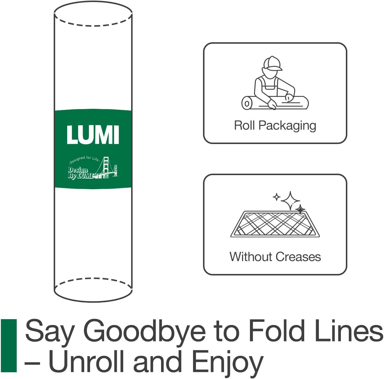 LUMI Indoor Door Mat 24"x36", Ultra Thin Low Profile Non-Slip Doormat for Home Entrance, Absorbent & Stain-Resistant Welcome Mats, Washable Entryway Mat for Front Door, Patio, Porch, Grey