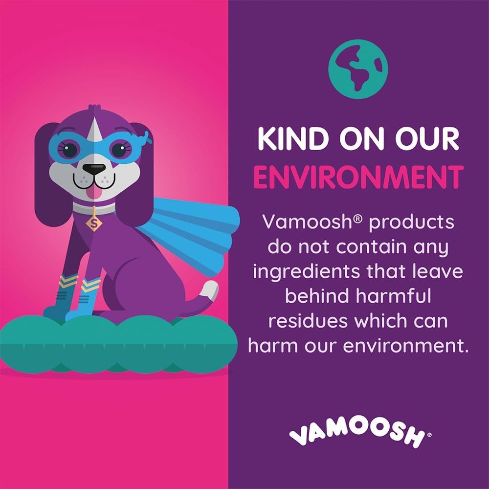 Vamoosh 6-in-1 Washing Machine Cleaner | Dissolves Pet Hair | Prevents Blockage | Grapefruit Scent | Removes Limescale | Deep Clean | Eliminates Odor | Made in the UK | 150g (Pack of 2)