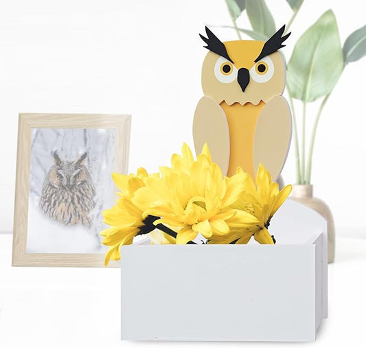 owl Planter, Pet Shape Garden Pots Plant Pots for Indoor/Outdoor Gardens Decoration, Cute, Surprise Gifts/Souvenirs for Pet Lovers