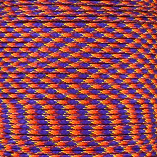 Paracord Planet 550lb Paracord with Line Winder Organizer 100 ft (Carnival)