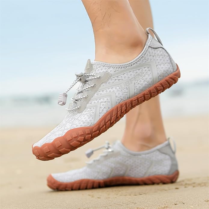 UBFEN Water Shoes Aqua Swim Shoes Mens Womens Beach Sports Quick Dry Barefoot for Boating Fishing Diving Surfing