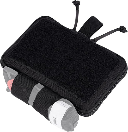 Medical Pouch for Tactical/Duty Belt MOLLE Vest/Pack EMT First Aid Pouch IFAK Utility Pouch Trauma Kit Organizer w/Tourniquet Holder