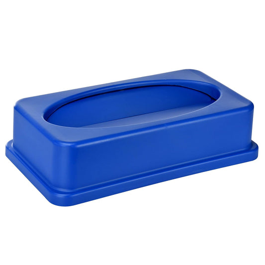 Alpine 23 Gallon Slim Trash/Recycling BIN Swing LID Blue