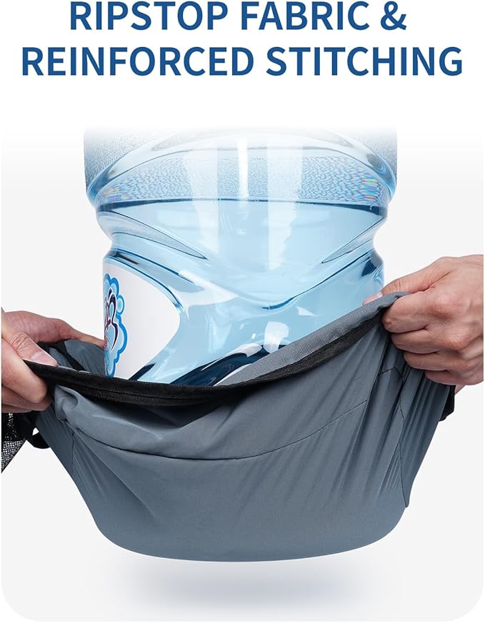 ECOHUB 7 Set Packing Cubes Tear-Resistant Luggage Packing Organizers with Number Icon for Travel Accessories Luggage Suitcase Machine Washable Packing Cubes (Grey)