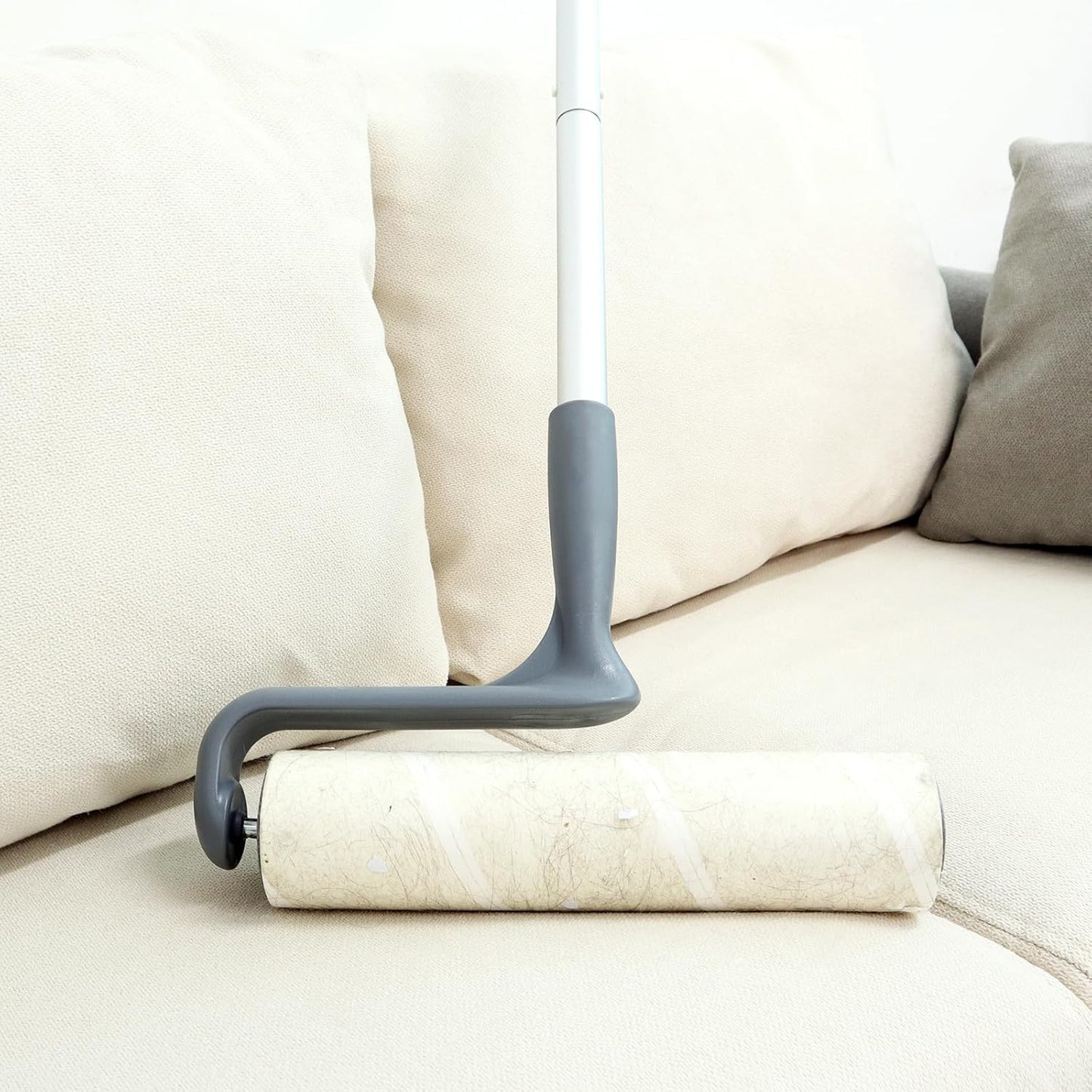 10 inch Mega Lint Roller Refills Compatible with Evercare Layers Smart Design Large Floor Lint Rollers Extreme Stick 10'' Wide Sticky Roller Refills 60 Sheets per Roll 5 Pack Total 300 Sheets