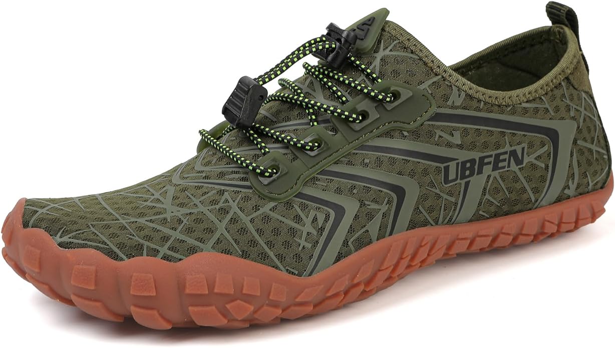 UBFEN Water Shoes Aqua Swim Shoes Mens Womens Beach Sports Quick Dry Barefoot for Boating Fishing Diving Surfing