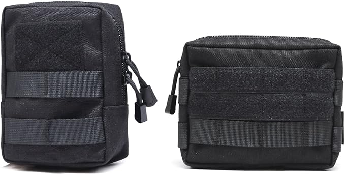 Azarxis Molle Pouches, Tactical Compact EDC Small Utility Pouch Waist Bags Sundries Storage Admin Organize Gear Gadget for Military Backpack