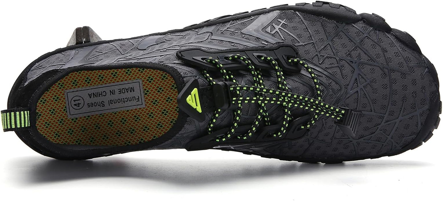 UBFEN Water Shoes Aqua Swim Shoes Mens Womens Beach Sports Quick Dry Barefoot for Boating Fishing Diving Surfing