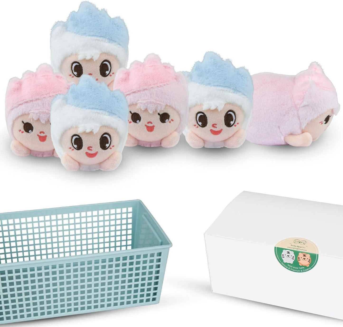 XL Organic Premium Reusable Wool Dryer Balls 6 Pack-100% New Zealand Wool,Reusable for 2000+ Loads,Natural Fabric Softener Ball,Hypoallergenic Baby Safe & Chemical Free to Reduce Sticky Wool