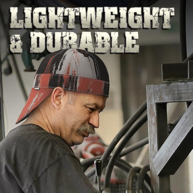 YESWELDER Welding Cap, Modern Style 7-1/8", Heat-Resistant Reversible Durable Protective Welders Cap