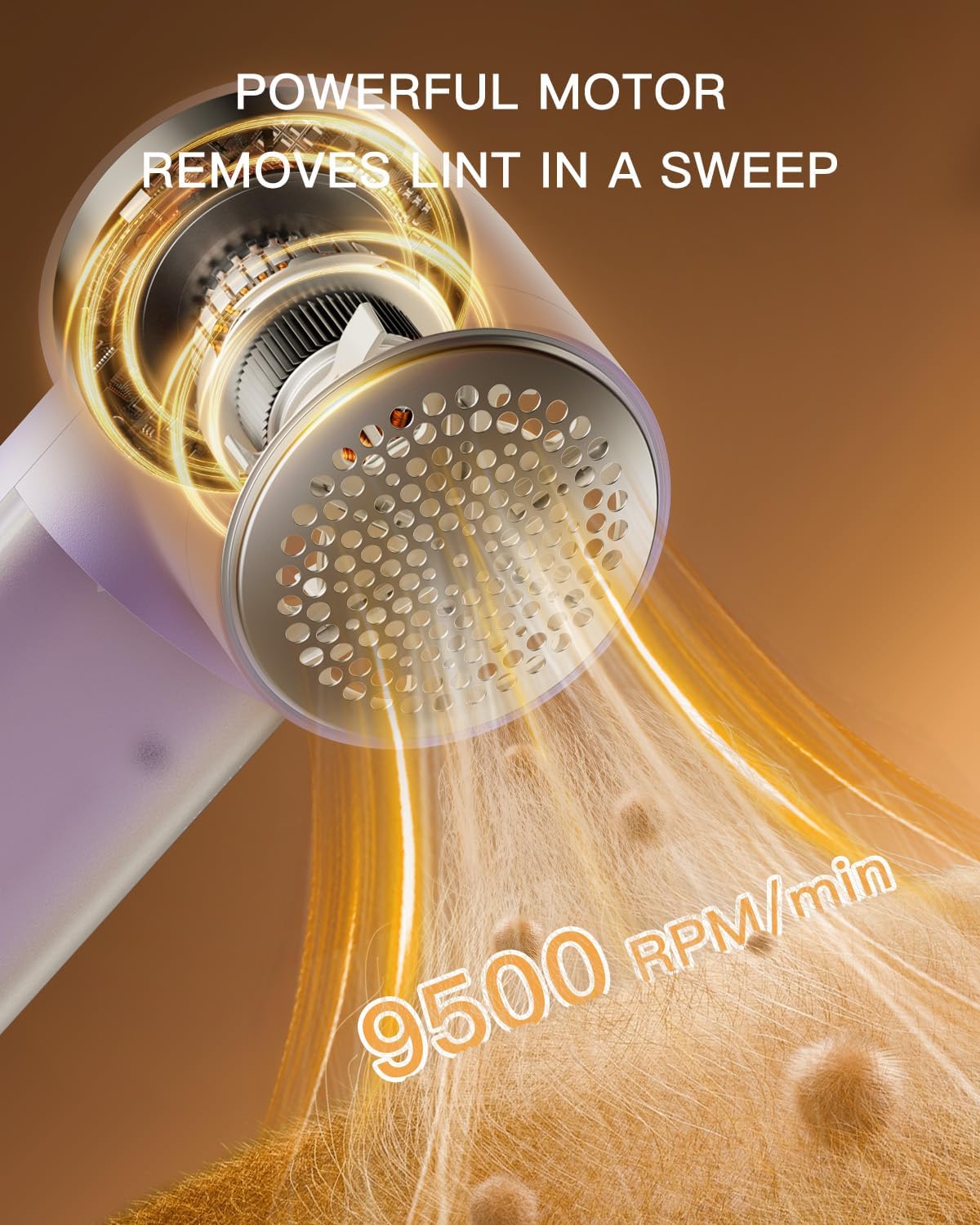 Electric Lint Remover and Fabric Shaver, Rechargeable Clothes Shaver for Sweater Furniture Couch, 3-Speed Pill Remover Defuzzer to Remove Fuzz Pilling from Blanket Jacket