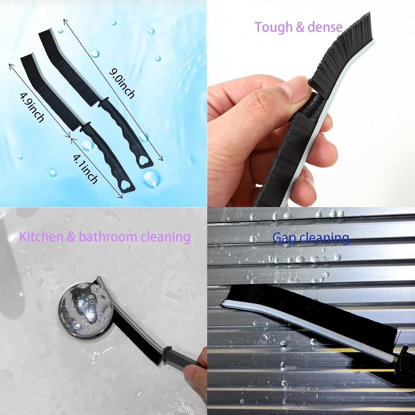 Cleaning Brushes, Gap Cleaning Brushes, Cleaning Brushes Small Spaces, Crevice Brushes for Cleaning, Cleaning Brush Kit.