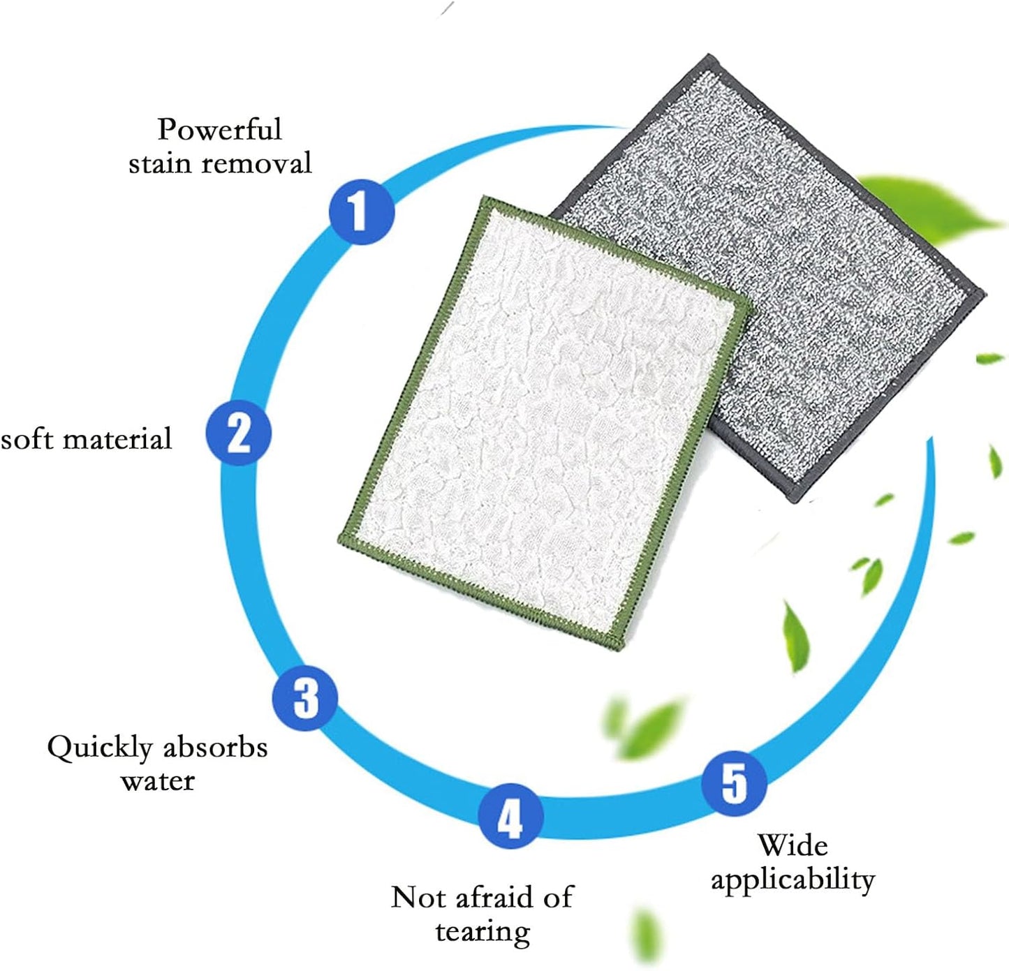 New Scratch-Resistant Multi-Functional Metal Wire Dish Cloth, Double-Sided for Wet and Dry use, Suitable for Washing Dishes, cookware, Sinks, stoves, and Kitchen Cleaning(2PCS)