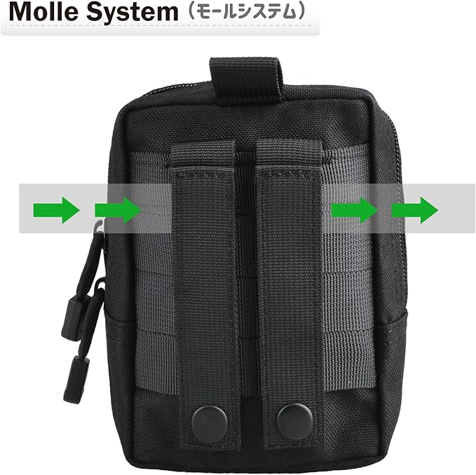 Azarxis Molle Pouches, Tactical Compact EDC Small Utility Pouch Waist Bags Sundries Storage Admin Organize Gear Gadget for Military Backpack