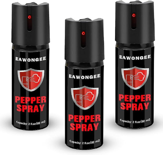 Pepper Spray Self Defense, Maximum Strength Tactical Spray, Effective Protection for Camping, Hiking, Outdoor Activities