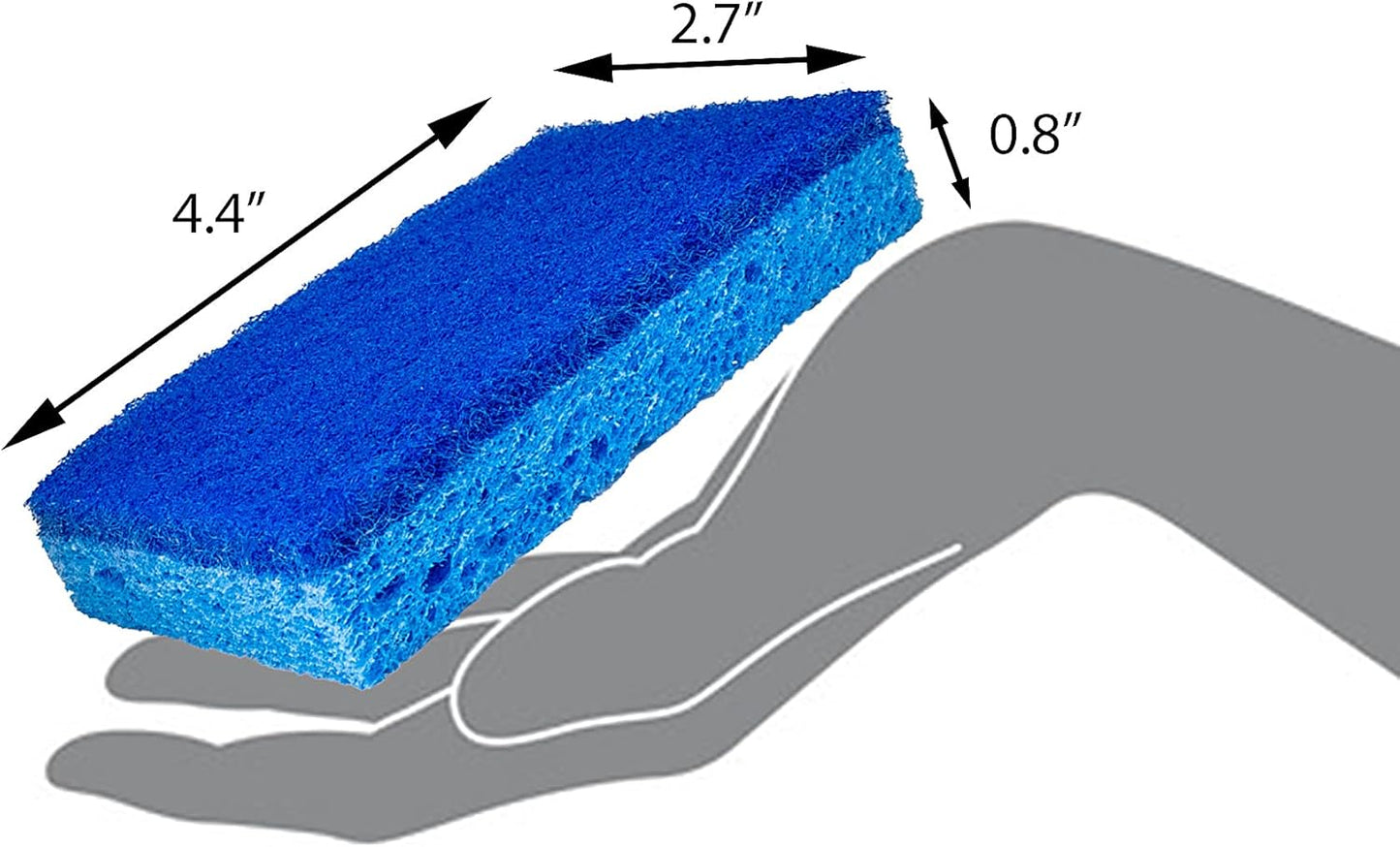 Amazon Basics Non-Scratch Sponges, 6-Pack