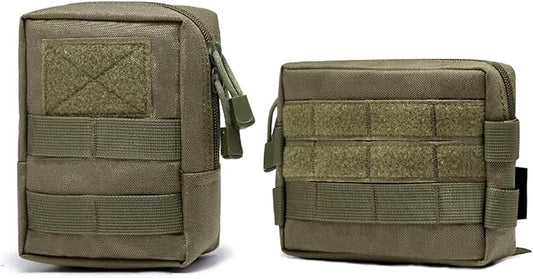 Azarxis Molle Pouches, Tactical Compact EDC Small Utility Pouch Waist Bags Sundries Storage Admin Organize Gear Gadget for Military Backpack