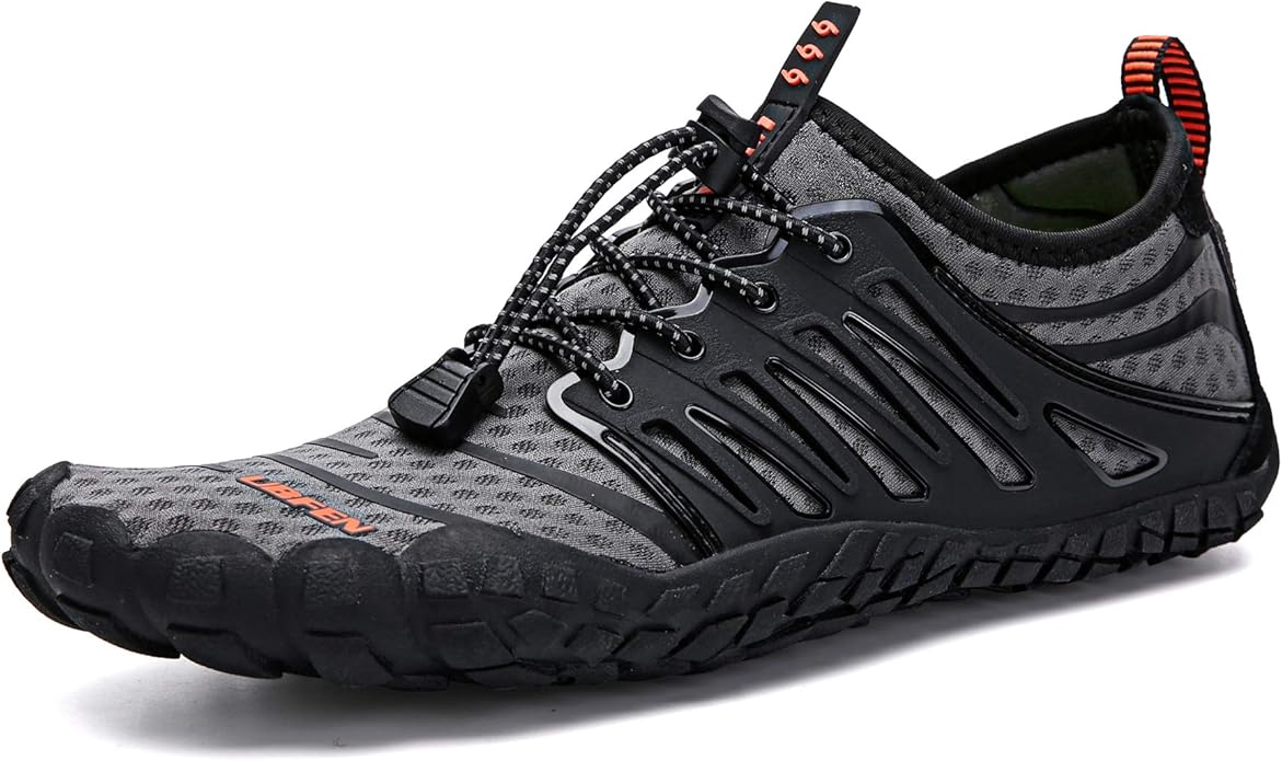 UBFEN Water Shoes Aqua Swim Shoes Mens Womens Beach Sports Quick Dry Barefoot for Boating Fishing Diving Surfing