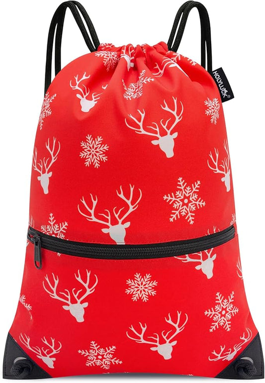 HOLYLUCK Drawstring Backpack Bag Sport Gym Sackpack