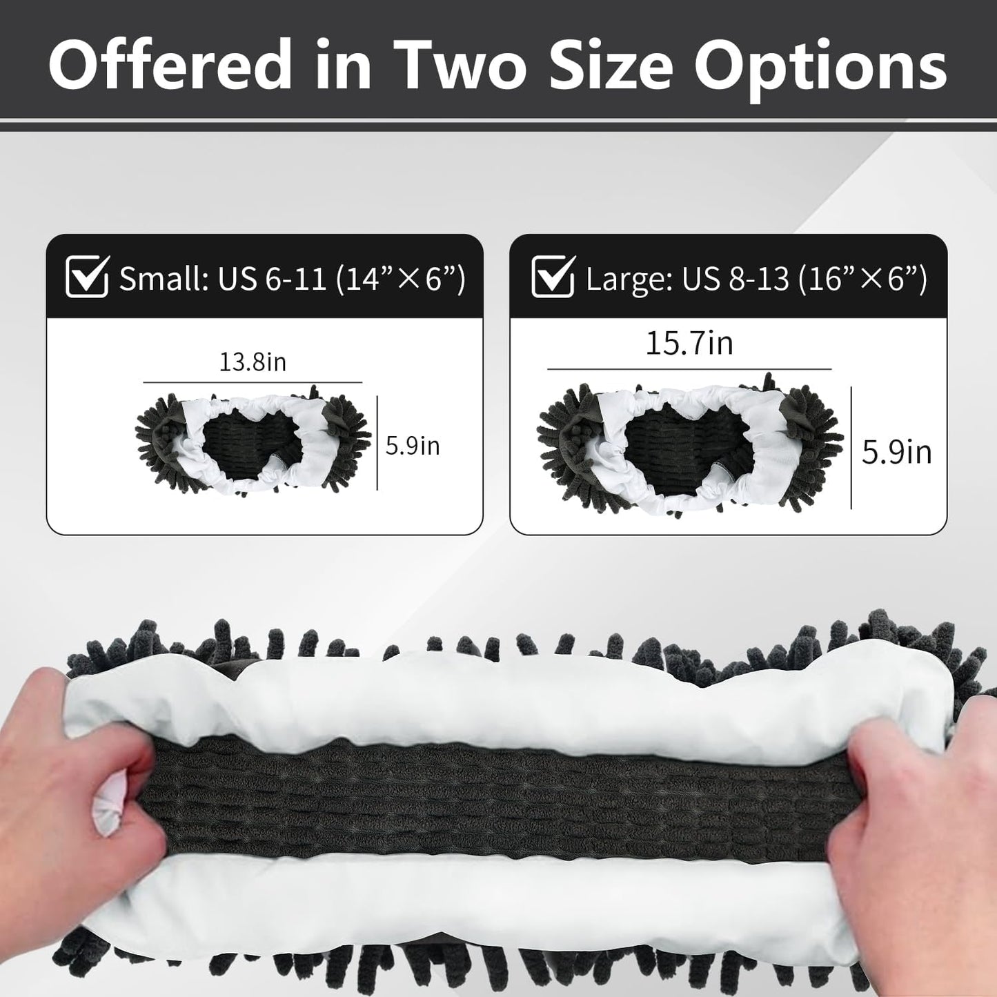 Mop Slippers Socks Floor Cleaning,Microfiber Shoe Covers dust Washable Reusable for Woman Man House Kitchen