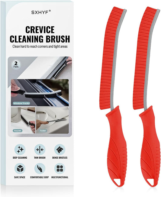 SXhyf Cleaning Brush - Hard Bristle Crevice Cleaning Brush, Multifunctional Gap Scrub Brush, Kitchen Essentials, Bathroom Cleaner Tools for Household Use, Home, Window, Toilet, Stove