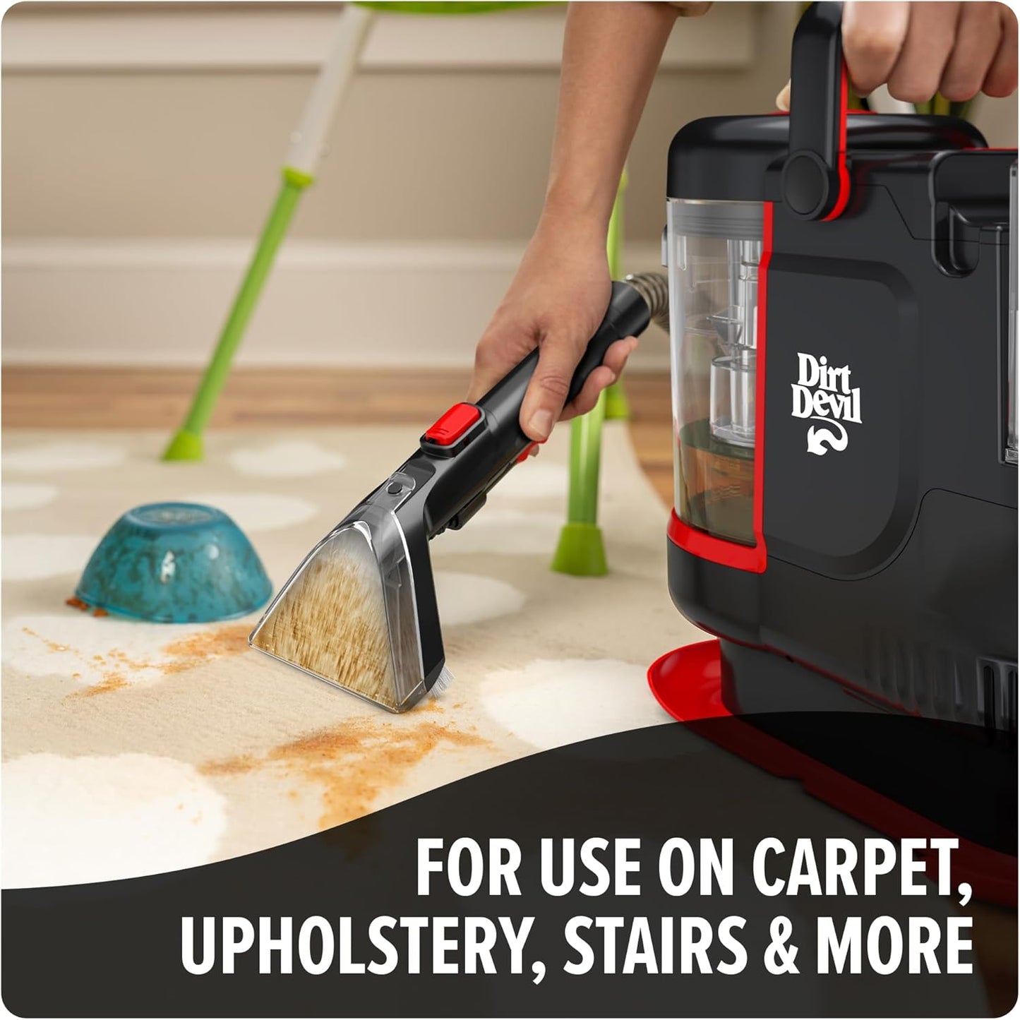 Dirt Devil Pet Portable Spot Cleaner Solution, 64 oz., Fresh Blossom Scent, Upholstery and Carpet Shampoo Solution, Eliminates Pet Messes and Odors, Pair with Dirt Devil Portable Spot Cleaners