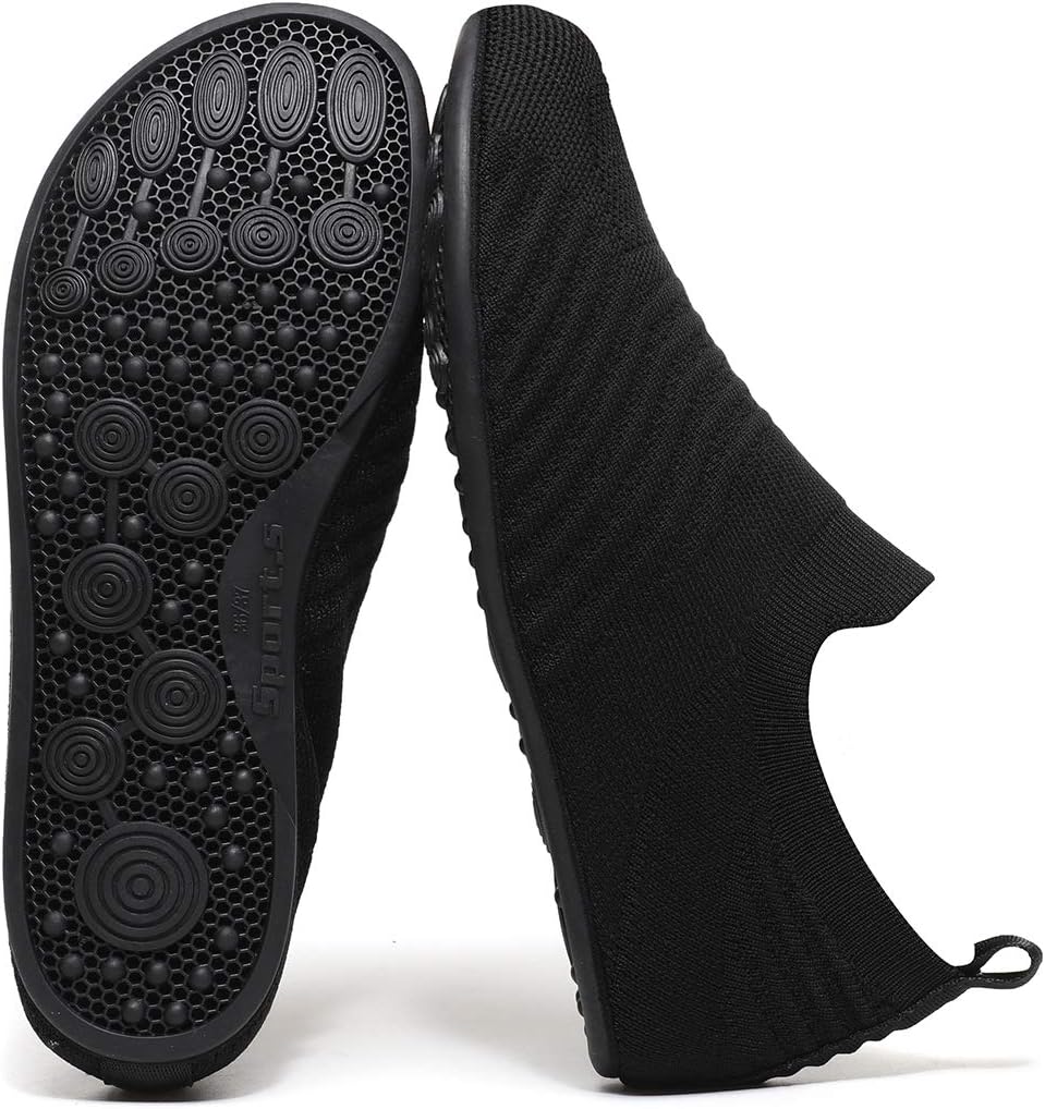 Adult Indoor House Slippers Socks Lightweight Non Slip Grip House Home Shoes for Women Men