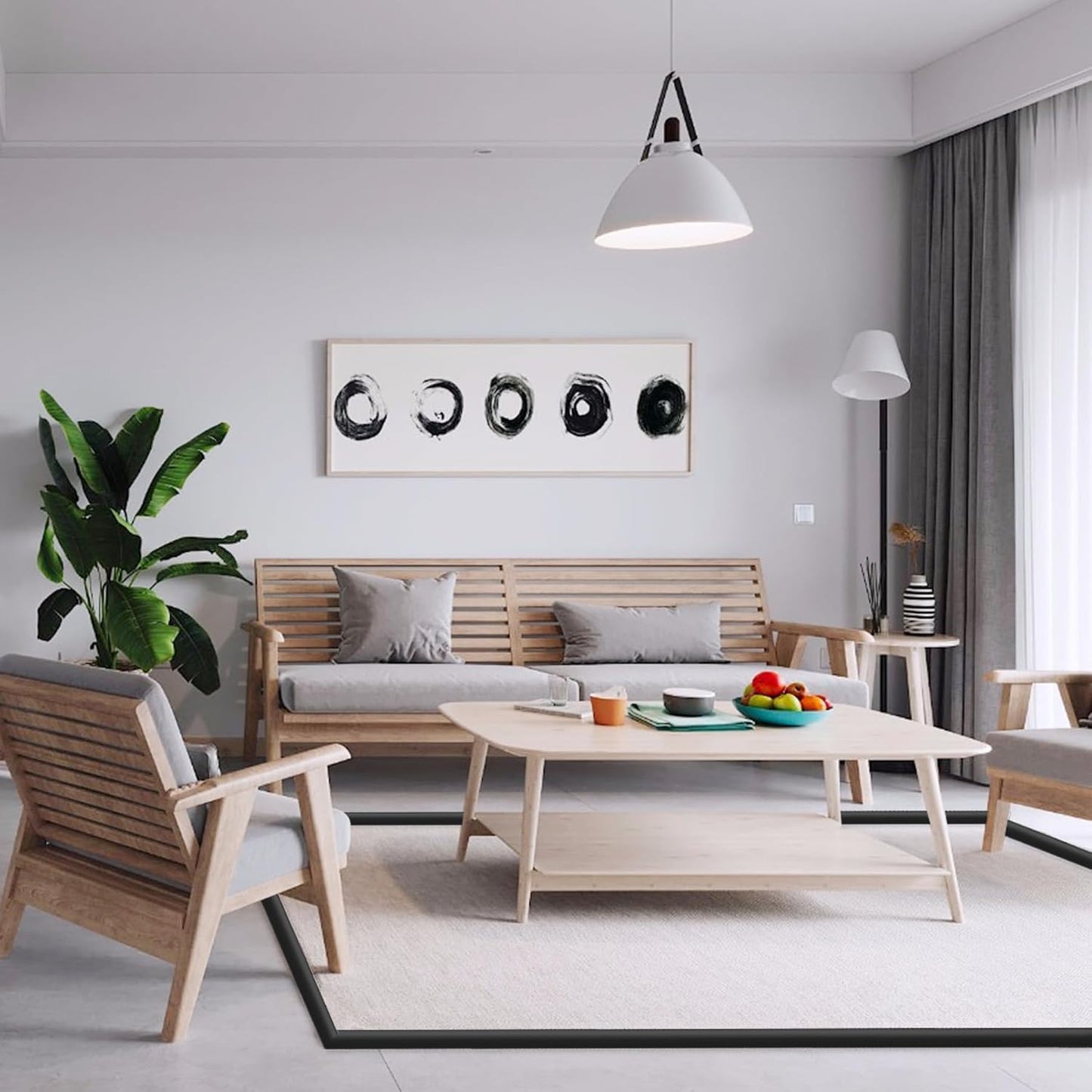 Self Adhesive Carpet Transition Strip with Edge Trim, Designed for Seamless Transitions from Carpet to Tile or Vinyl Floors, Perfect for Doorways.(Gray,15ft)