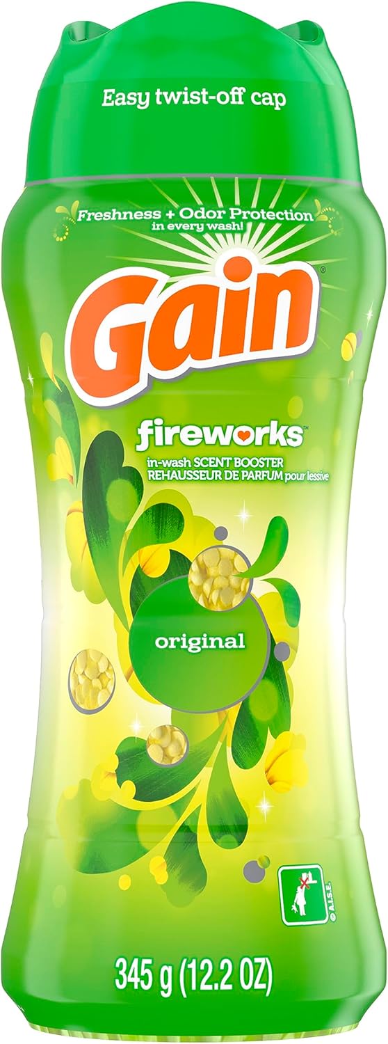 Gain Fireworks In-Wash Scent Booster Beads, Original, 12.2 oz