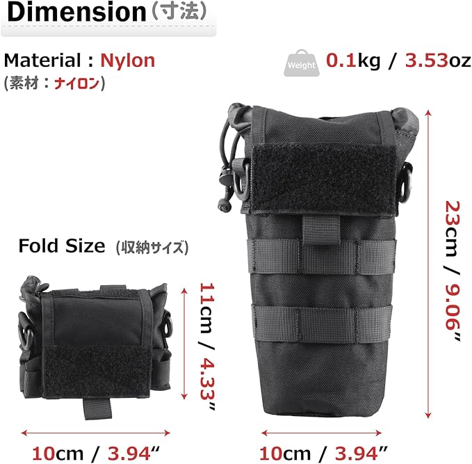 Azarxis Molle Pouches, Tactical Compact EDC Small Utility Pouch Waist Bags Sundries Storage Admin Organize Gear Gadget for Military Backpack