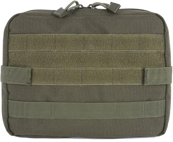 WYNEX Tactical Admin Molle Pouch, Medical EDC EMT Utility Bag Shell Design Attachment Pouches 1000D Nylon Hiking Belt Bags