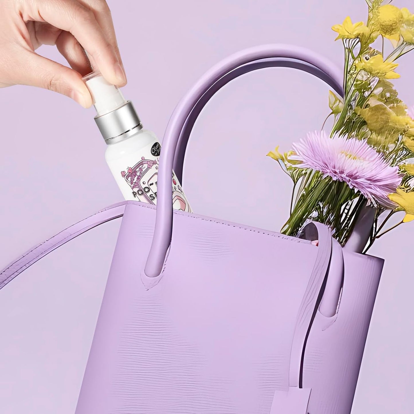 Clean-n-Fresh Toilet Spray, Variety Pack of 3 - Citrus/Lavender/Hibiscus, Bathroom & Toilet Odor Elimination, Travel Size 1.7 Fl Oz Each, Total 5.1 Fl Oz