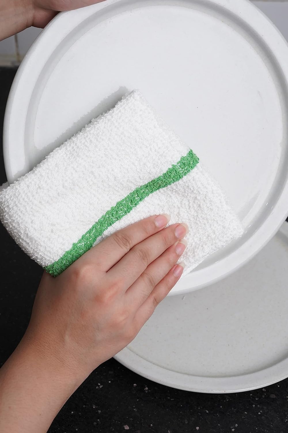 Avalon Towels Terry Bar Mop Towels (Value Pack of 12) Size 16"x19" – Absorbent and Durable, Multipurpose Cleaning Rags, Cotton Cleaning Cloths, Terry Cloth Rags, Reusable Shop Rag