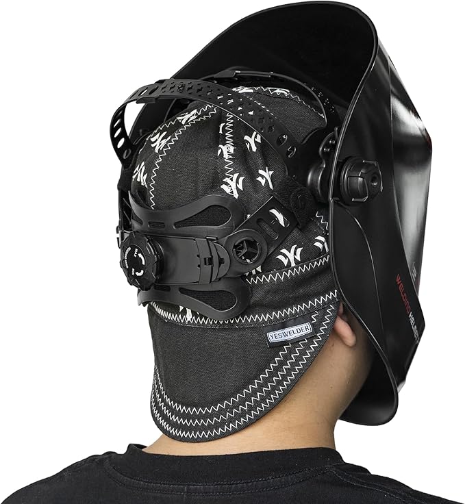 YESWELDER Welding Cap, YesWelder Style 7-5/8", Heat-Resistant Reversible Protective Welders Cap