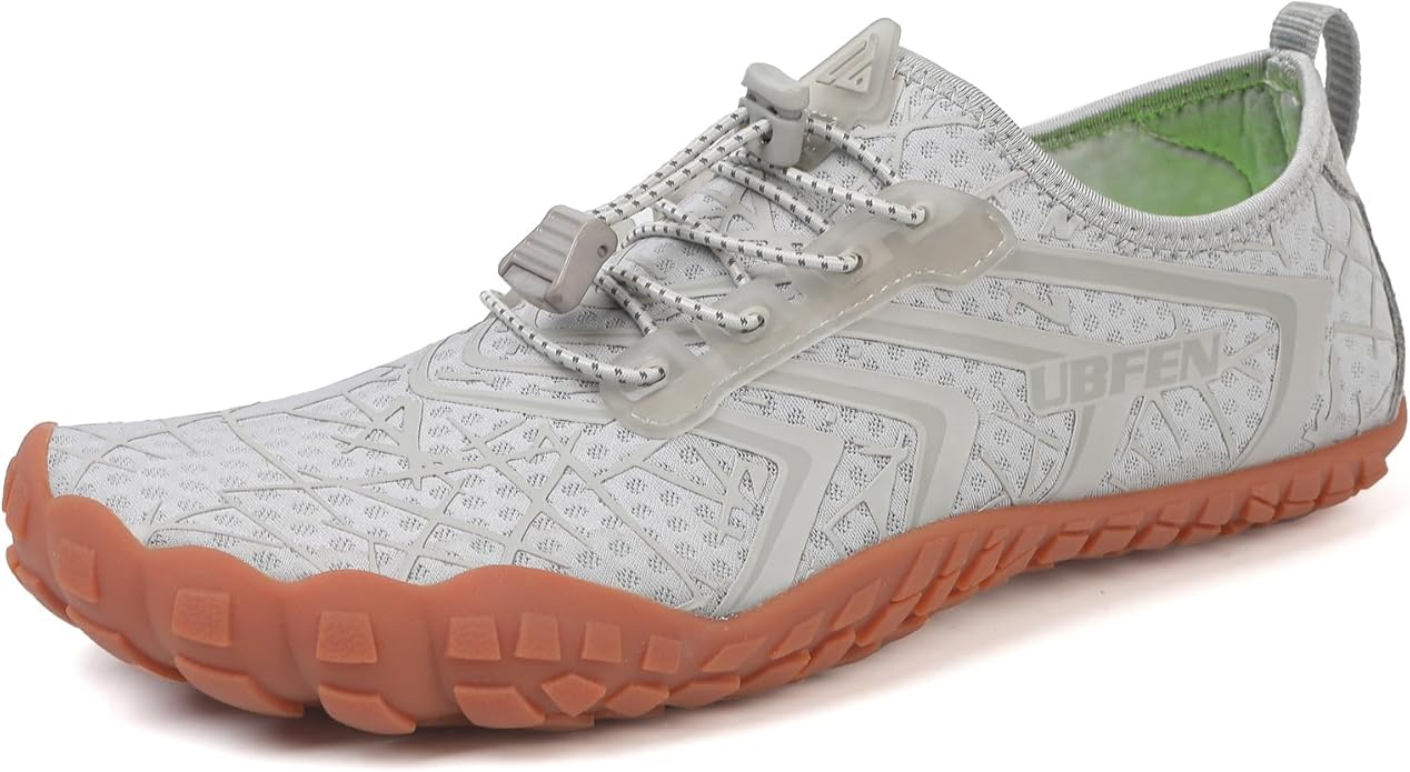 UBFEN Water Shoes Aqua Swim Shoes Mens Womens Beach Sports Quick Dry Barefoot for Boating Fishing Diving Surfing