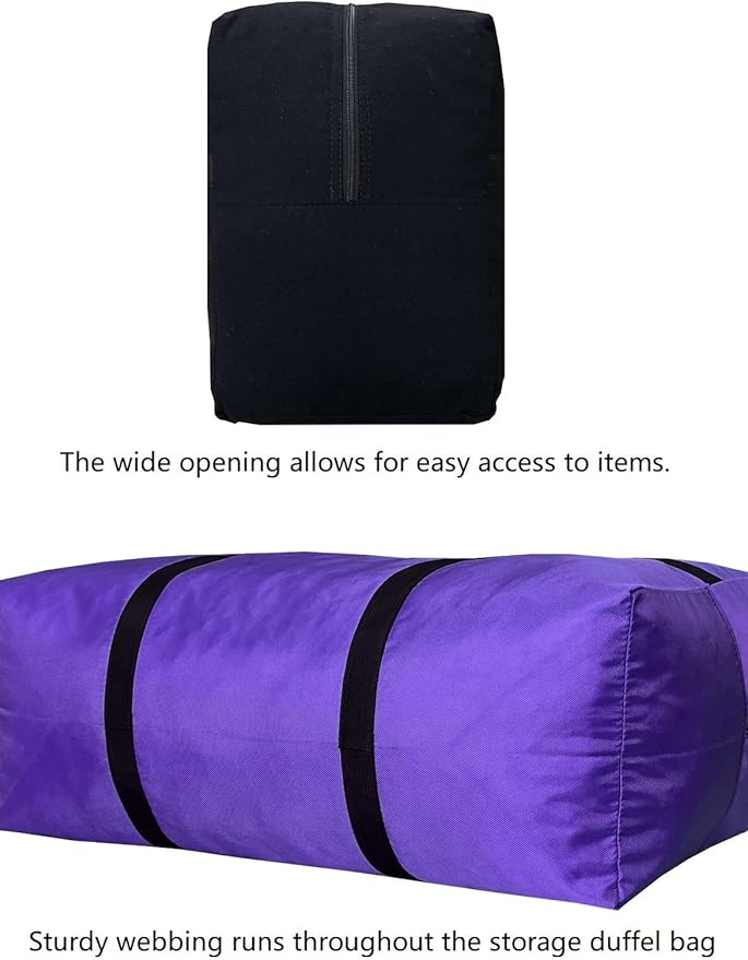 Extra Large Canvas Storage Duffle Bag for Travel, Big Foldable XL Duffle Bag for Traveling