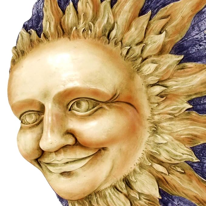 Spoontiques - Garden Décor - Celestial Glow Stepping Stone - Decorative Stone for Garden