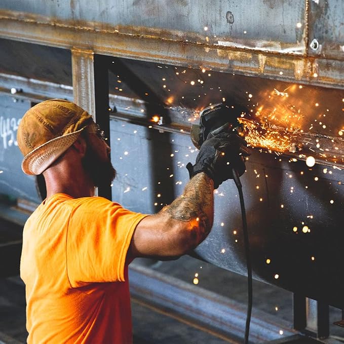 Welder Nation 8 Panel 10 oz Welding Premium Cap 100% Cotton Interior & Duck Canvas Exterior - Protective Durable Heavy-Duty