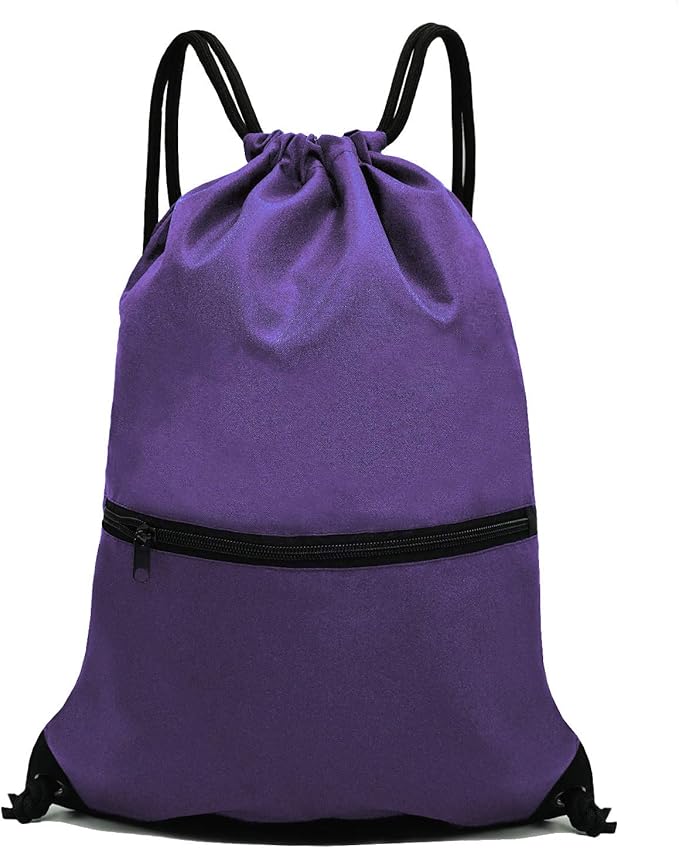 HOLYLUCK Drawstring Backpack Bag Sport Gym Sackpack