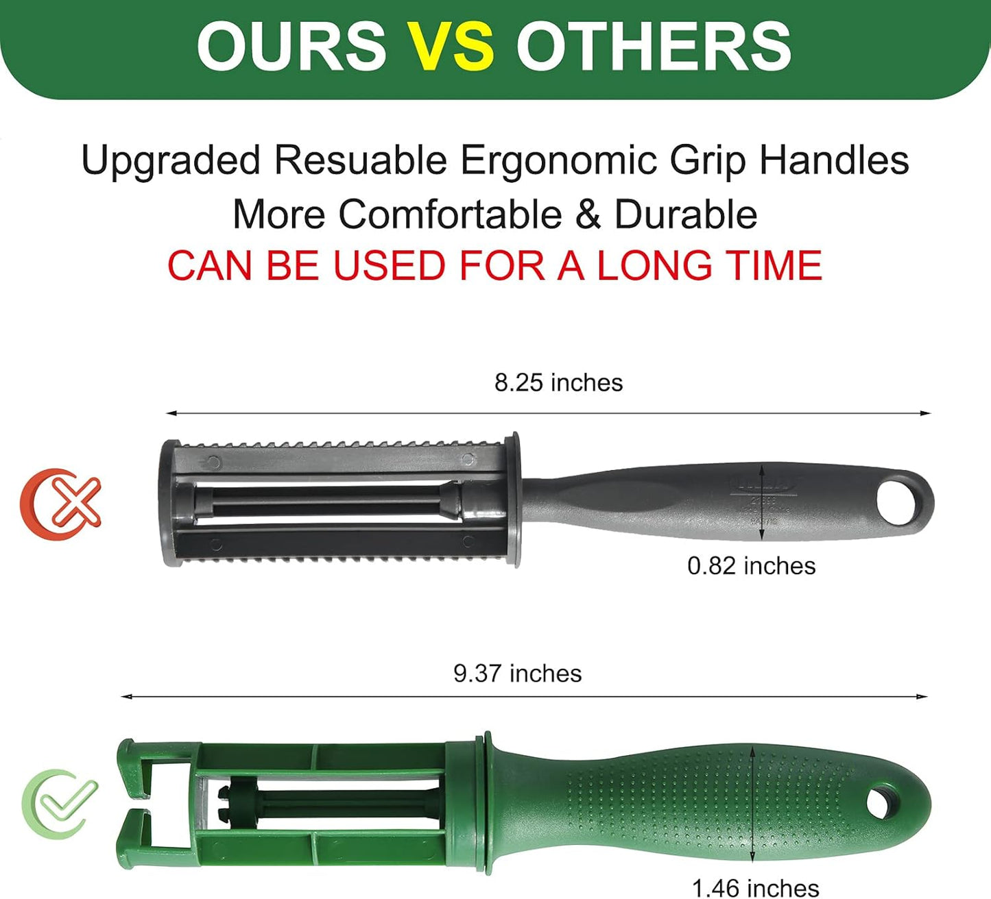 Fedicelly Extra Sticky Lint Rollers Pet Hair Remover for Laundry Clothes Furniture Carpet,Total 400 Sheets Lint Rollers Refills Dog Cat Hair Lint Remover Brush Couch