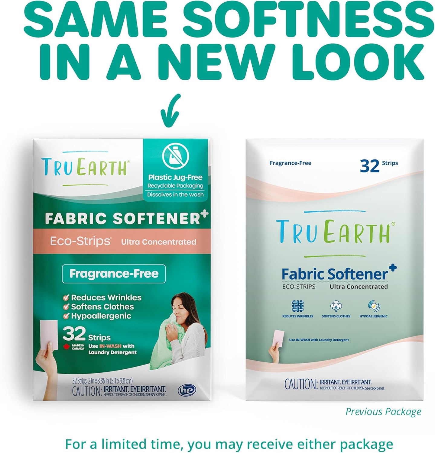 Tru Earth Bundle: Laundry Detergent Sheets & Fabric Softener Sheets - Plastic Jug-Free, Easy-to-Use - Fragrance-Free