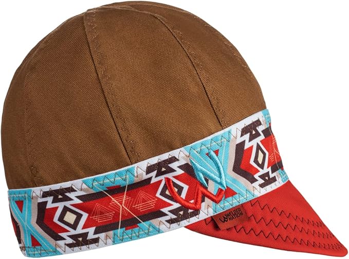 Welder Nation 8 Panel 10 oz Welding Premium Cap 100% Cotton Interior & Duck Canvas Exterior - Protective Durable Heavy-Duty