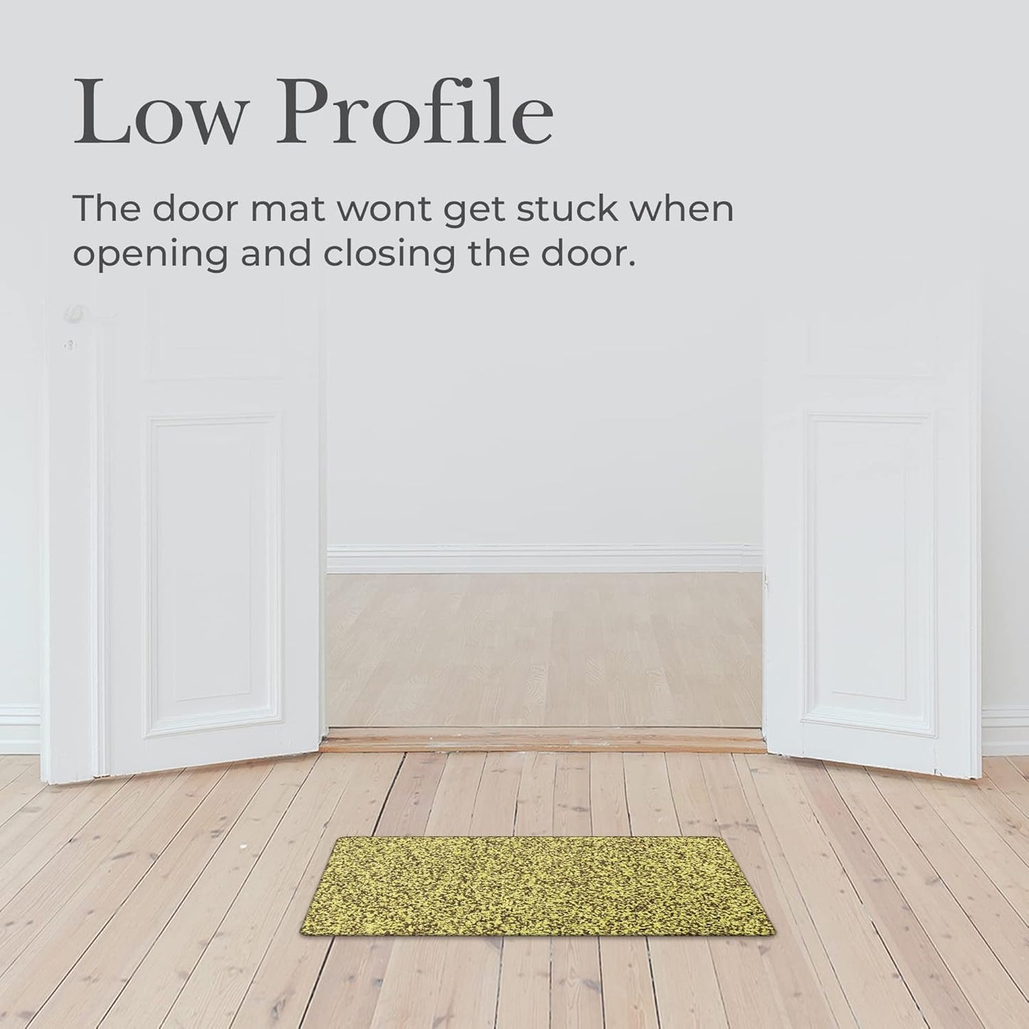 Premium Microfiber Indoor Door Mat – 20"x30" Washable Entry Mat, Non-Slip, Waterproof Backing, Super Absorbent, Low Profile Entryway Doormat for Indoor Entrance