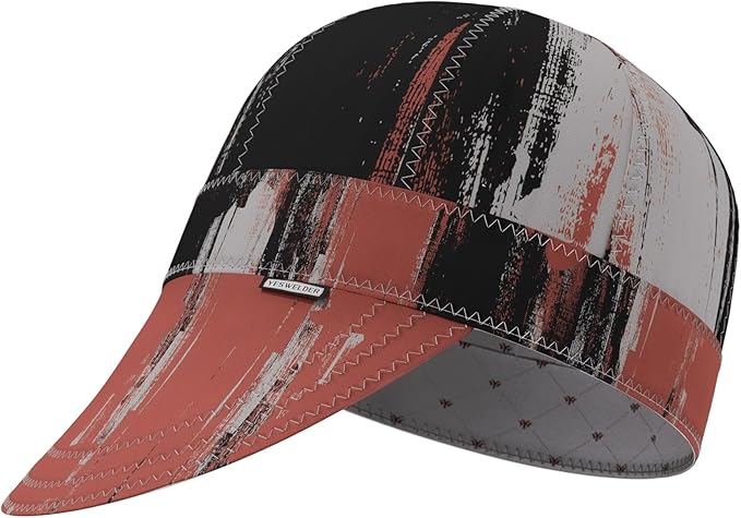 YESWELDER Welding Cap, Modern Style 7-1/4", Heat-Resistant Reversible Durable Protective Welders Cap
