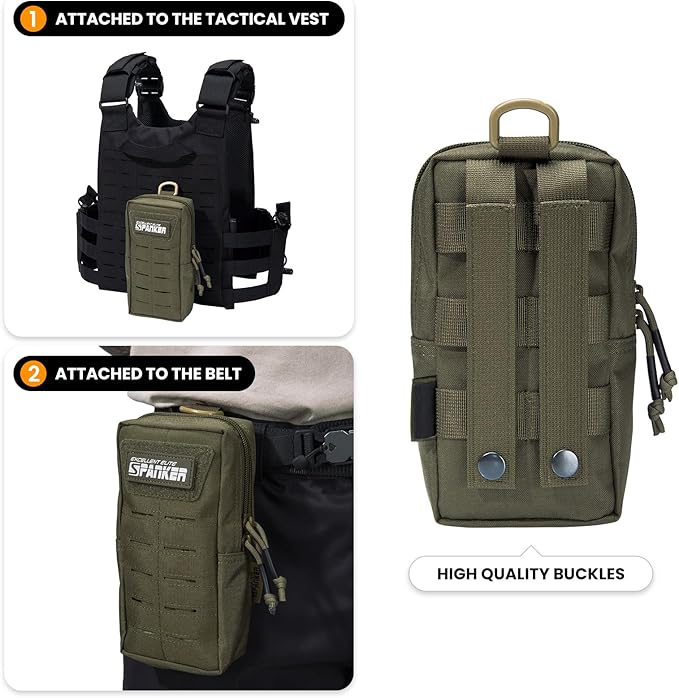 EXCELLENT ELITE SPANKER Tactical MOLLE Pouch EDC Utility Pouches Gadget Organizer Phone Holder Waist Bag Tool Pouch