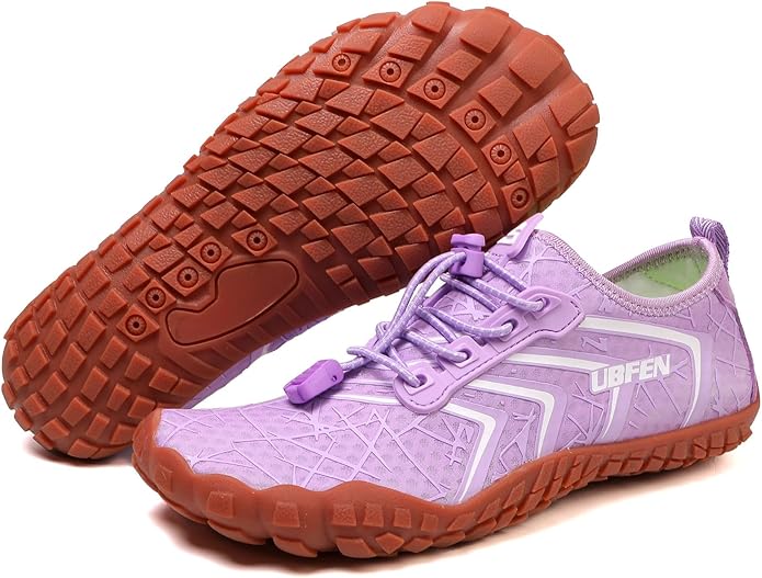 UBFEN Water Shoes Aqua Swim Shoes Mens Womens Beach Sports Quick Dry Barefoot for Boating Fishing Diving Surfing